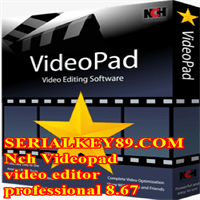 Nch Videopad video editor professional 8.67