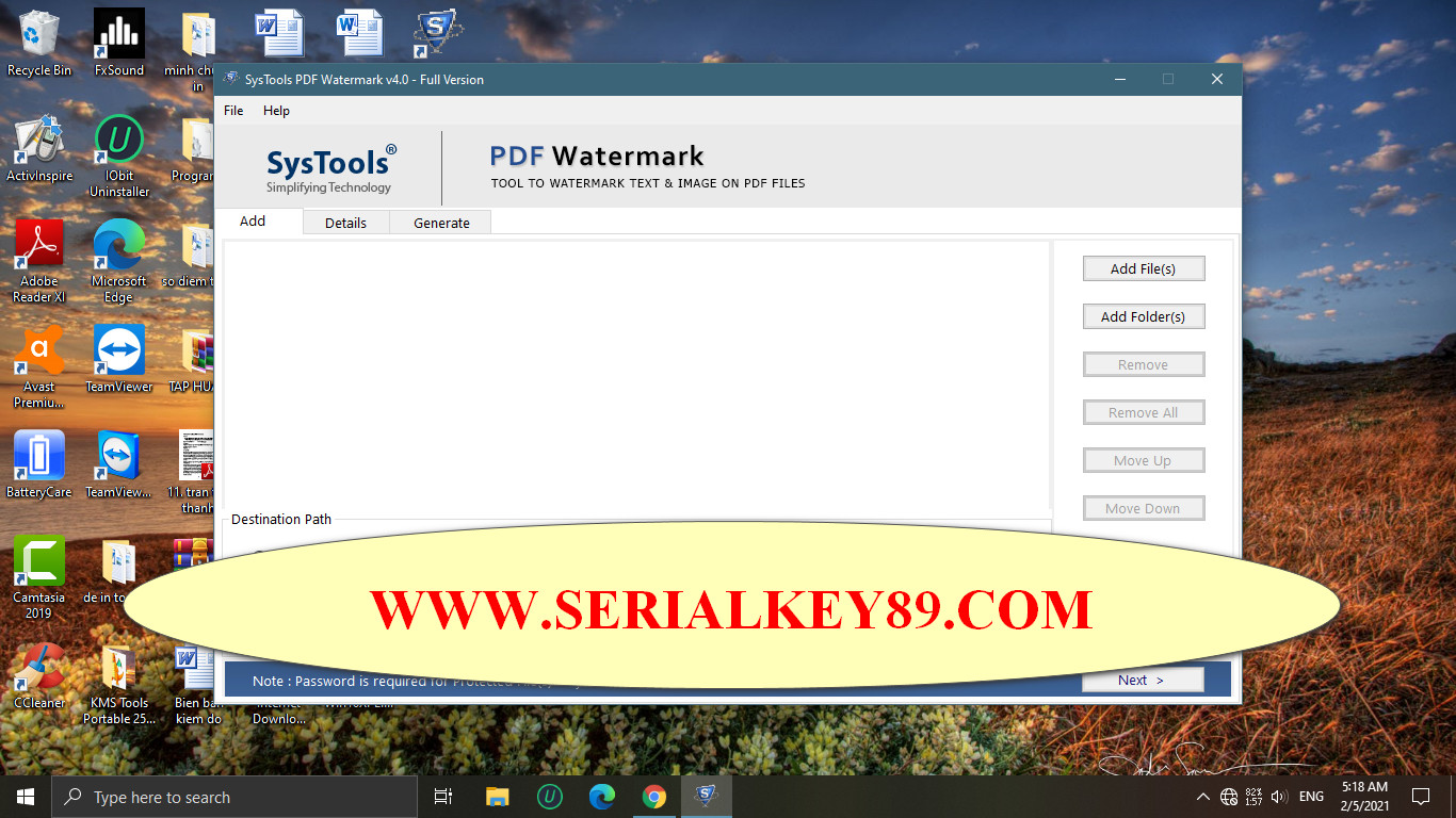SysTools PDF Watermark 4.0
