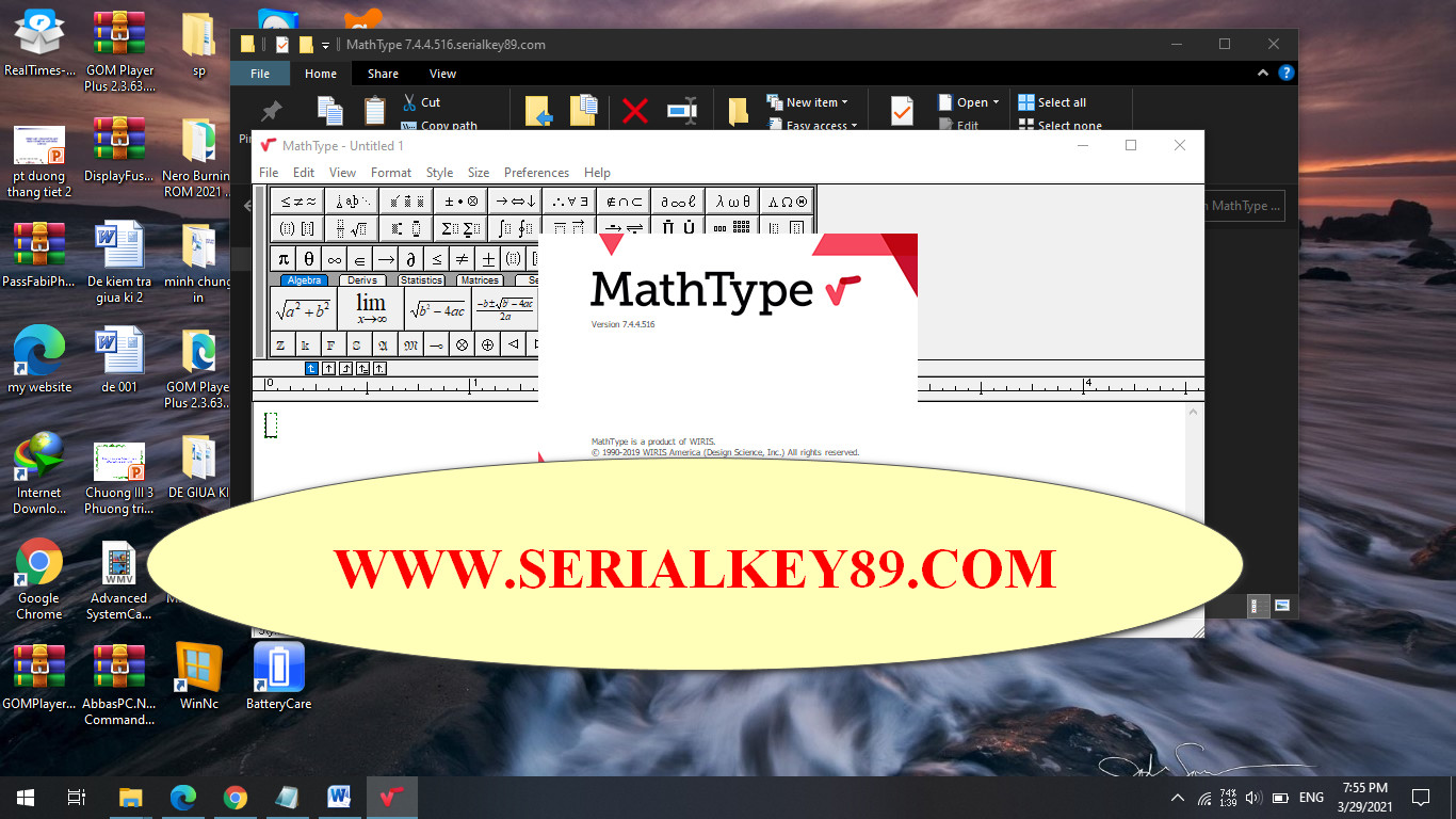 mathtype 7 crack key