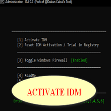 IDM Activation Script 0.7