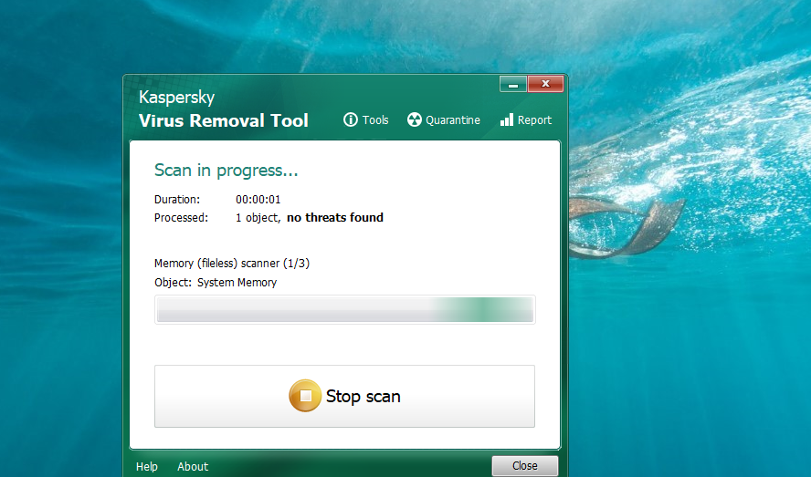 Kaspersky Virus Removal Tool 20.0.11.0